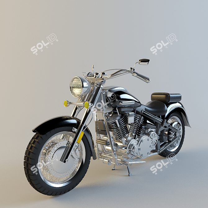 Yamaha Motorcycle: Power on Wheels 3D model image 1