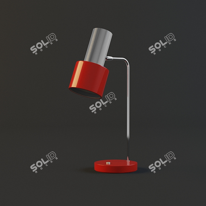 Vintage Polygonal Lamp 3D model image 1