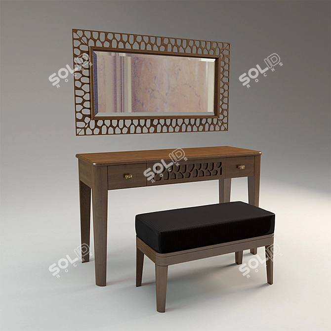 LAGO di GARDA Bedroom Set 3D model image 1