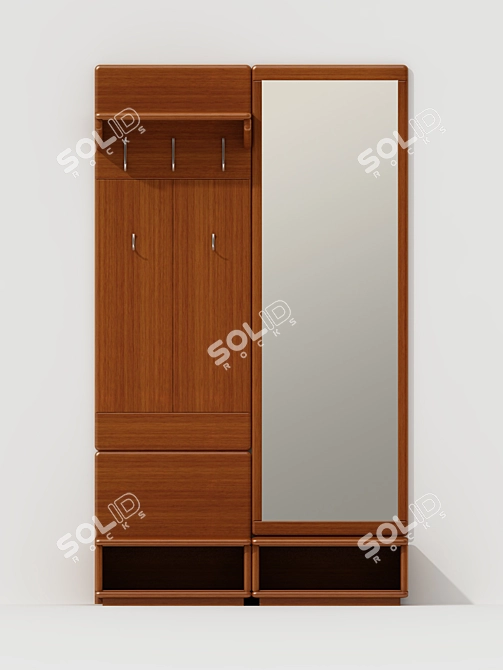 Elegant Sofia Hall Console 3D model image 1