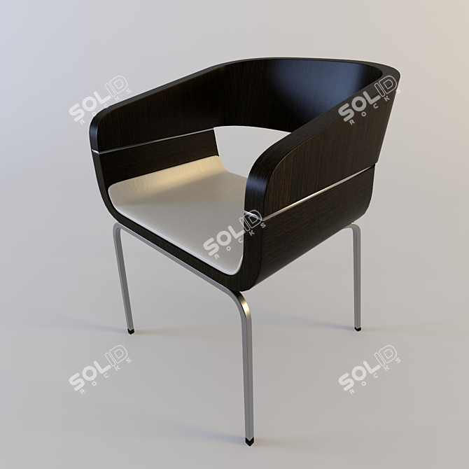 ErgoComfort Office Chair 3D model image 1