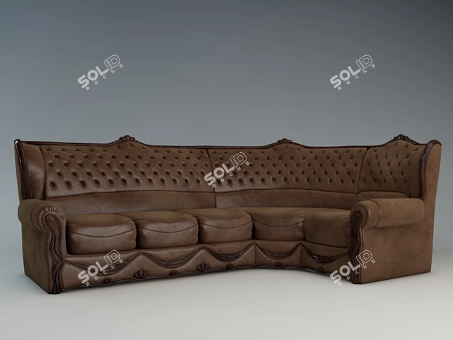 Potyutkov Corner Sofa 3D model image 1