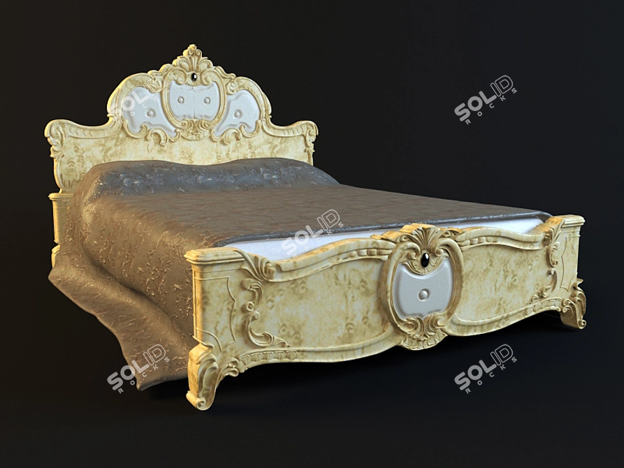  Barocco Camelgroup Bed 3D model image 1