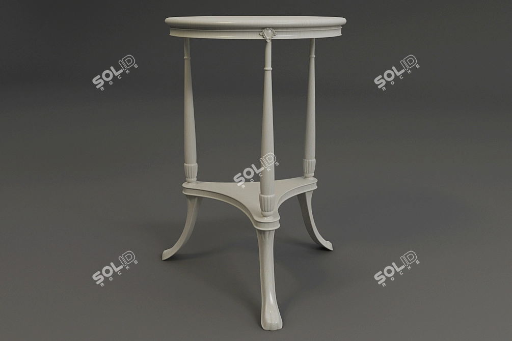 Classic Table 3D model image 1