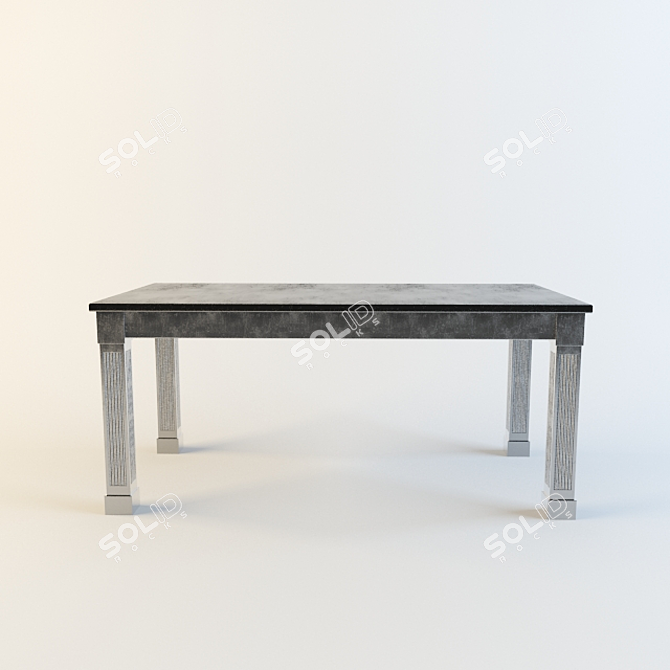 Elegant Capriccio Table 1 3D model image 1