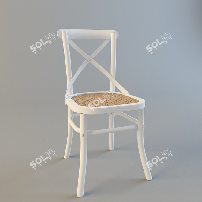 Dialma Brown Classic Chair 3D model image 1