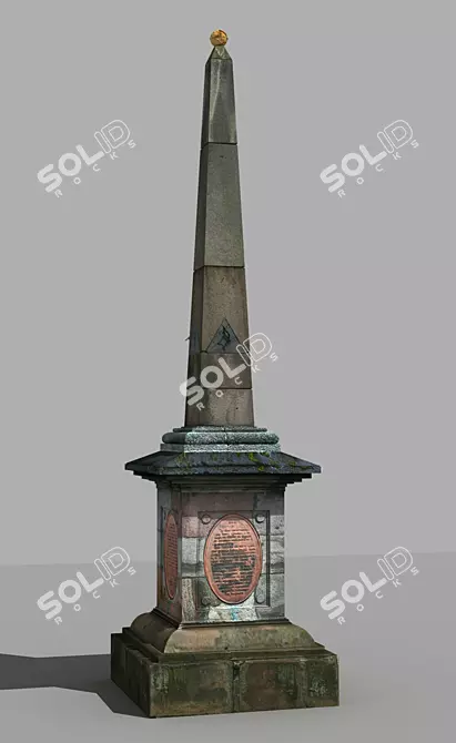 Elegant Obelisk: Timeless Beauty for Your Space 3D model image 1