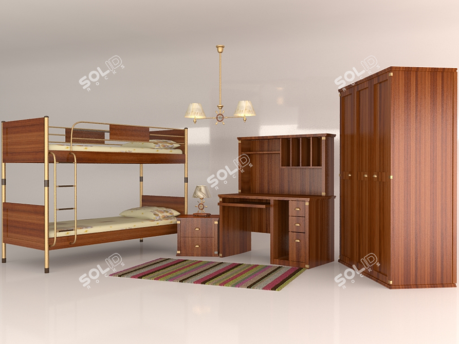 Stylish Cilek Furniture Collection 3D model image 1