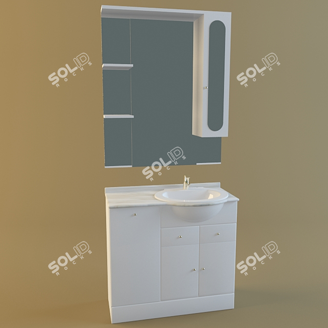 Versatile Folder: Convenient Size 3D model image 1
