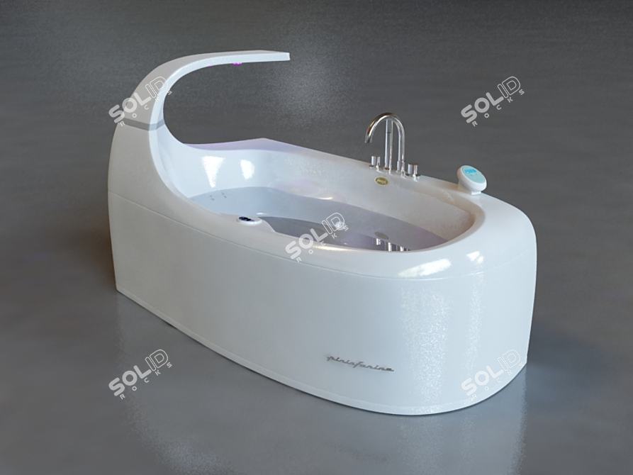 F1 Inspired Jacuzzi by Paolo Pininfarina - Luxury Italian Design 3D model image 1