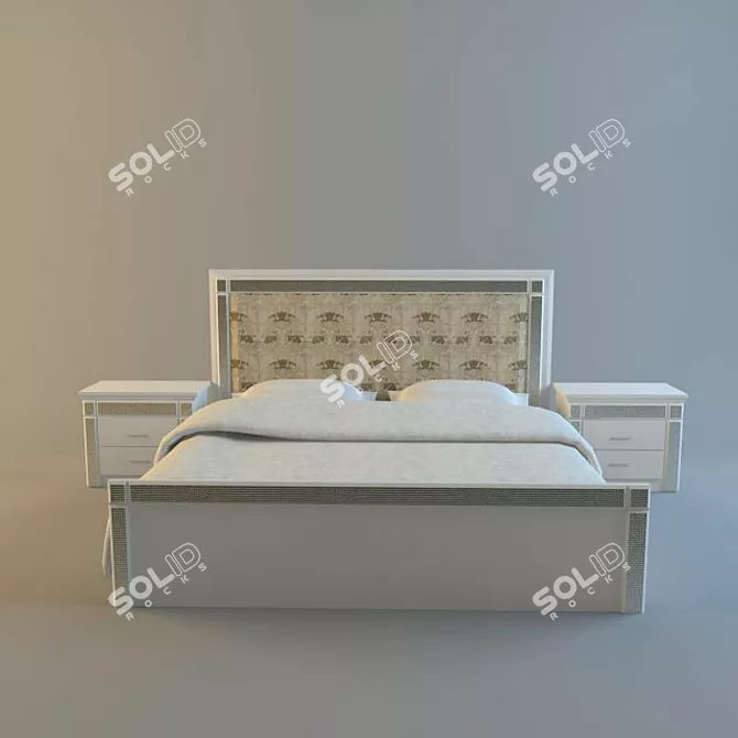 Texture Bed 3D model image 1