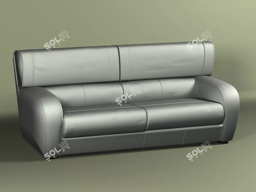 Essen 2P Maxi Sofa 3D model image 1