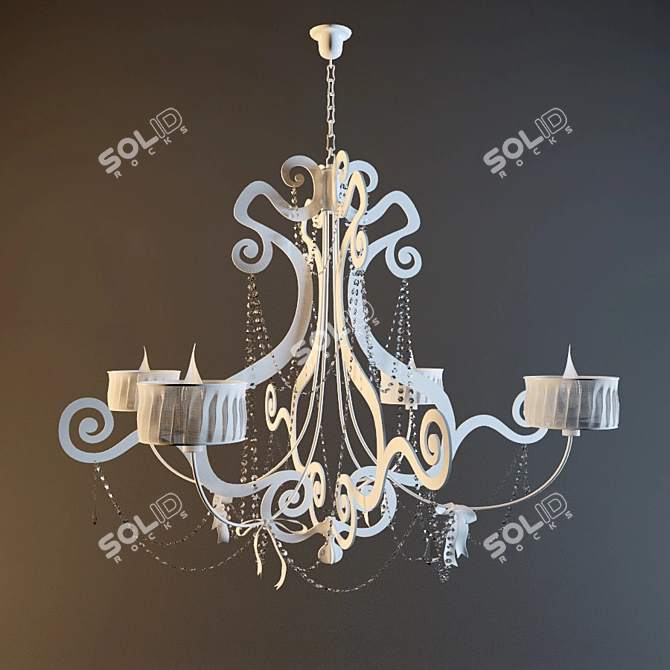 Elegant LS900 Chandelier 3D model image 1