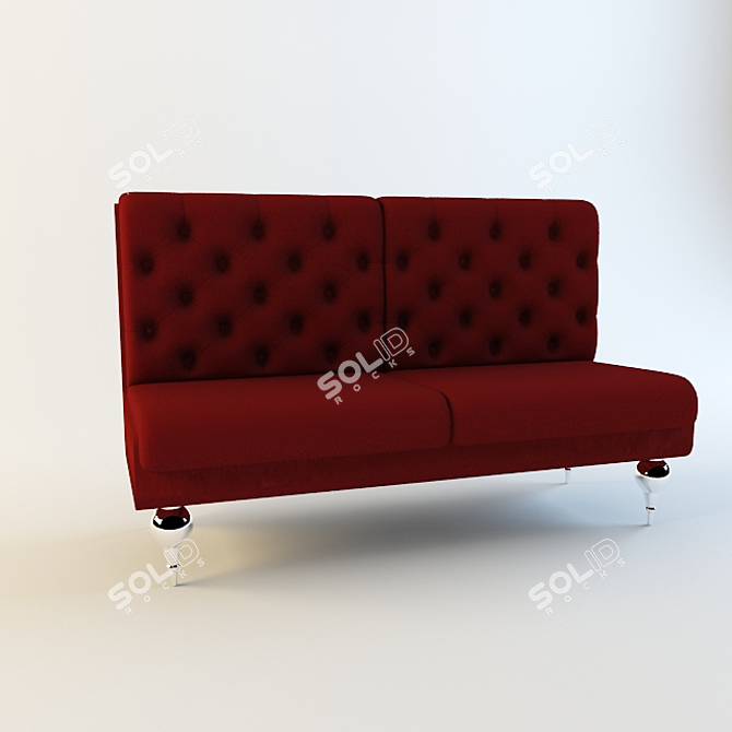 Bar Cafe Sofa 3D model image 1