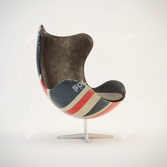 Title: Martin Hirshorn Chair - Exquisite Design 3D model image 1