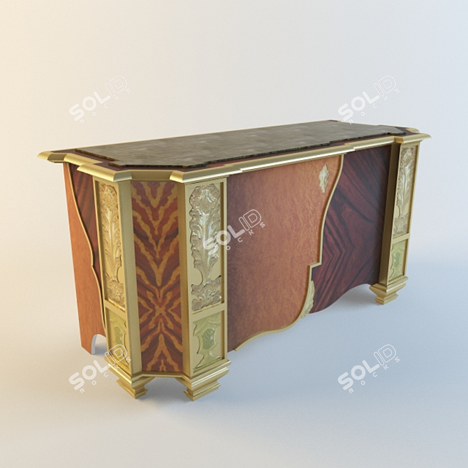 Luxury Chest of Drawers 3D model image 1