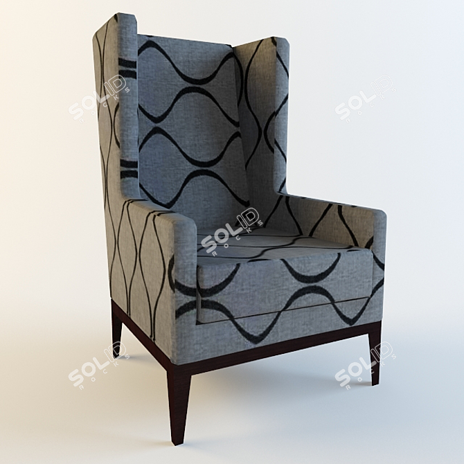 Luxury McCartney Armchair 3D model image 1