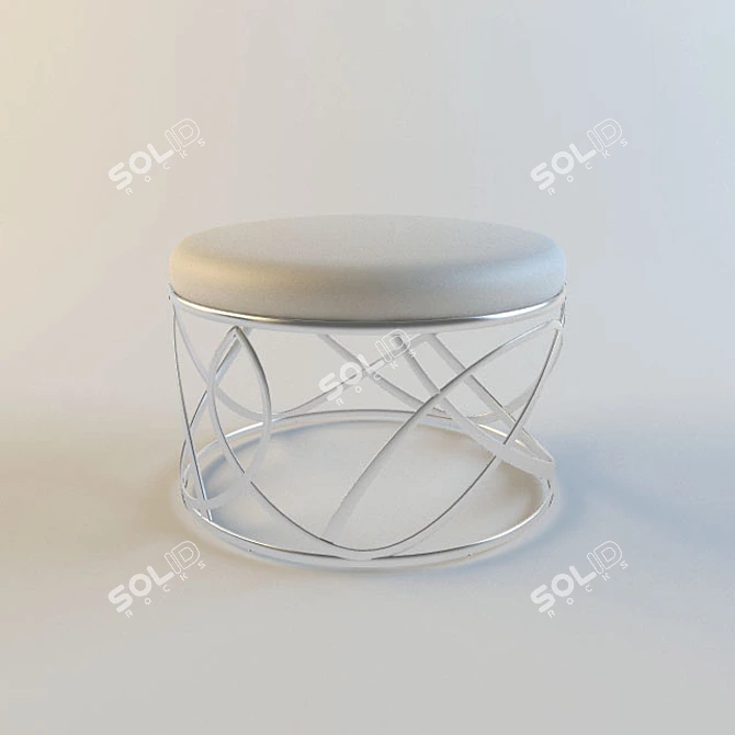 Nuvola 1280 Pouf: Il News Glamour 3D model image 1