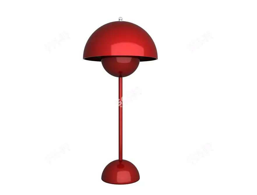 VP3 FlowerPot Table Lamp 3D model image 1