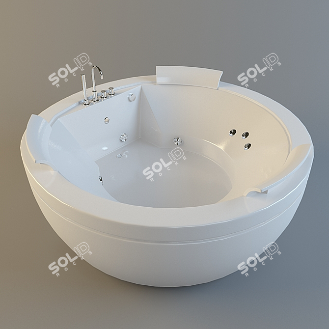 Nova Design Jacuzzi Bath 3D model image 1