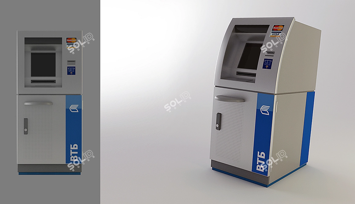 Smart ATM: Convenient Banking Solution 3D model image 1