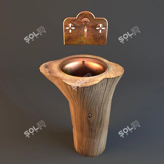 Handmade Beam Laver 3D model image 1