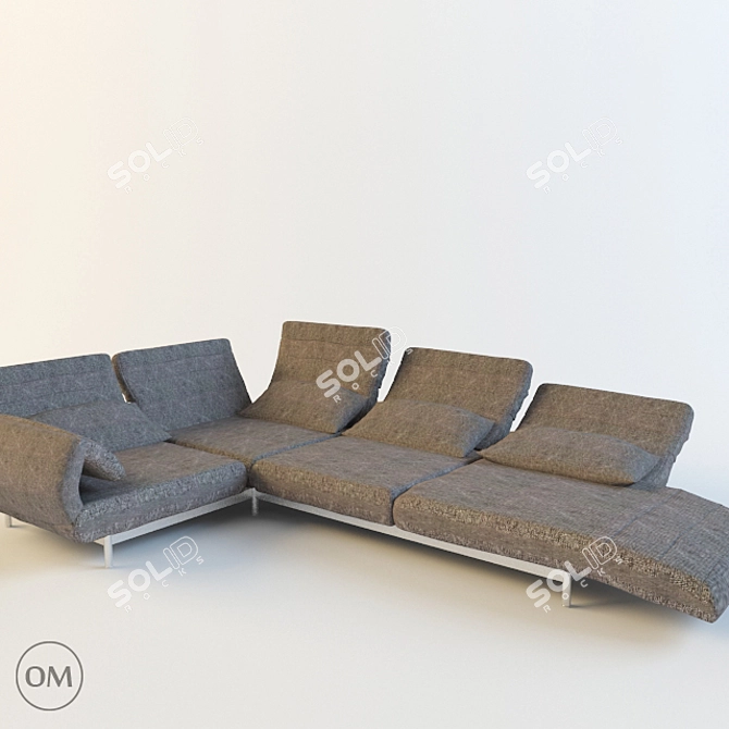 Plura: Elegant and Functional Seating 3D model image 1