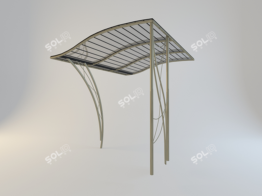 Outdoor Shelter Canopy 3D model image 1