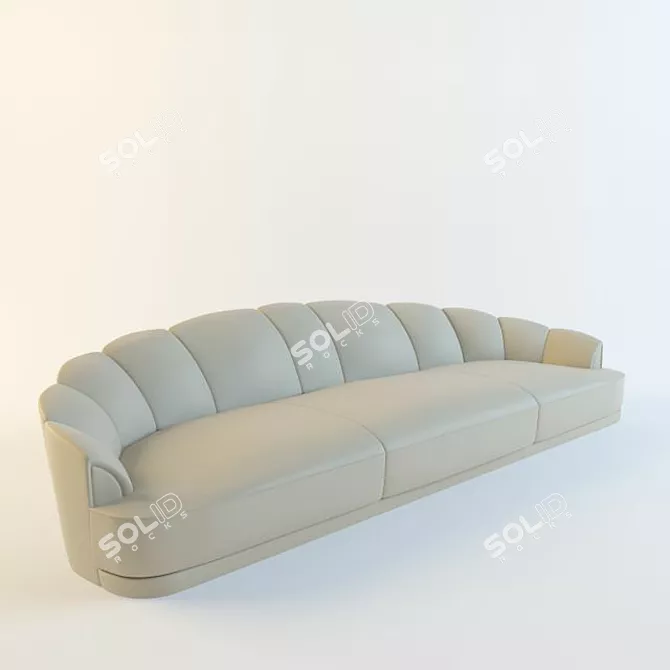 Luxury Baxter Grande Dame Sofa 3D model image 1