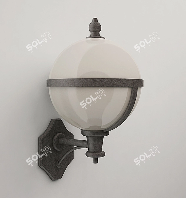 Urban Glow Street Lamp 3D model image 1