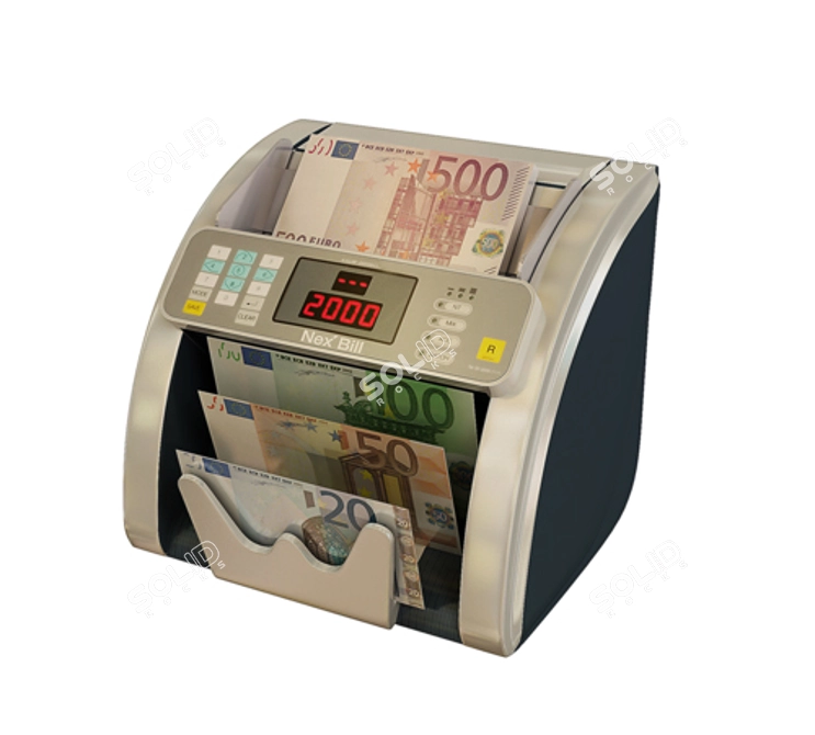 Cash Counter 3D model image 1
