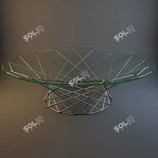 Sleek Oota Coffee Table 3D model image 1