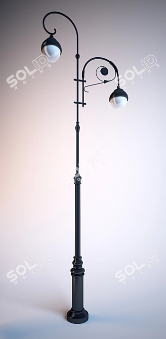 Vladivostok Street Lamp - Complete Set 3D model image 1
