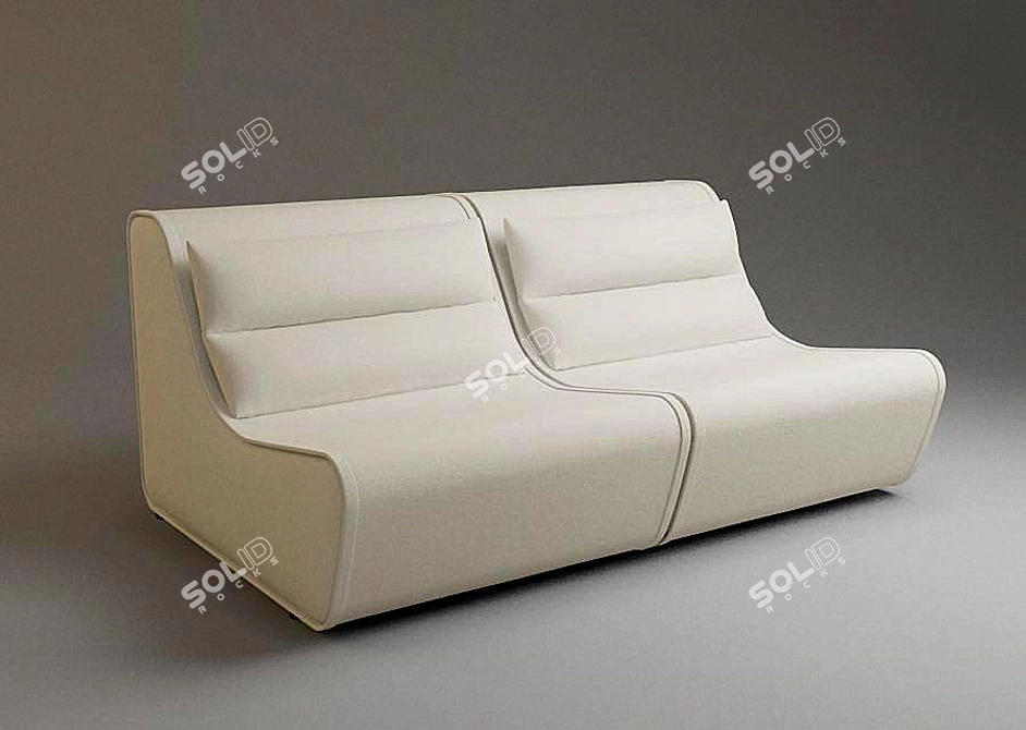 Modular Sofa Neya: Versatile Comfort 3D model image 1