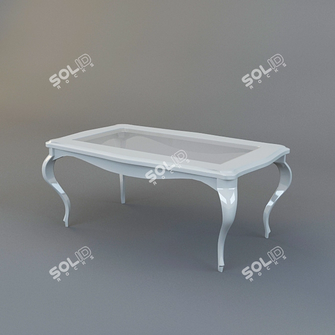 Santarossa Coffee Table: Sleek and Stylish 3D model image 1