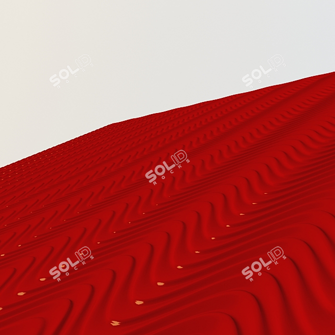 Elegant 3D Trideneli Wall Panel 3D model image 1