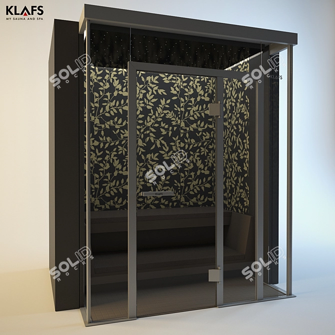 Luxury Klafs Steam Bath 3D model image 1