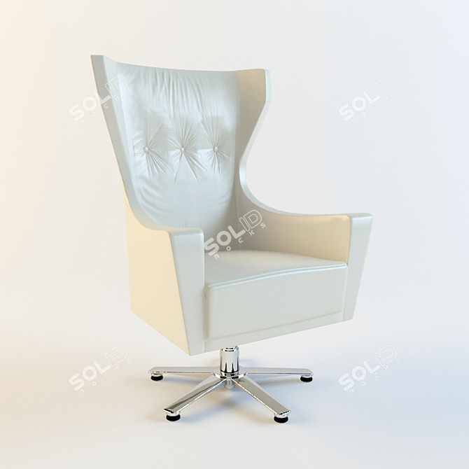 Luxury Antonello Mosca Barry Chair 3D model image 1