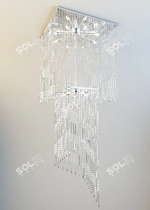  Masiero VE 814-8+5 Short Pendant Light 3D model image 1