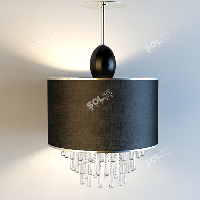 Elegant Marina Pendant Light 3D model image 1