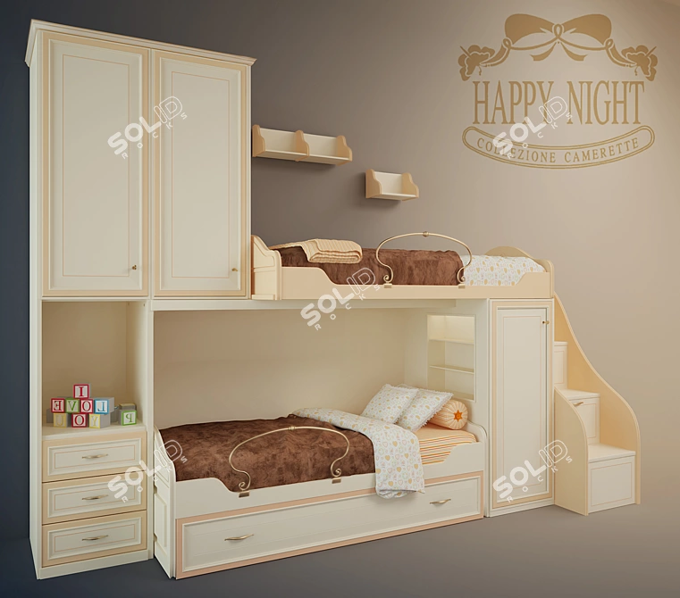 Ferretti Dreamy Night 3D model image 1