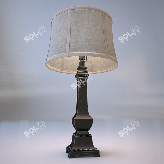 Elegant Porter Collection Desk Lamp 3D model image 1