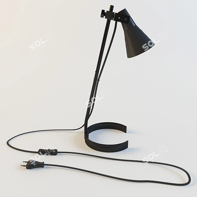 Ikea Table Lamp: Sleek and Stylish 3D model image 1