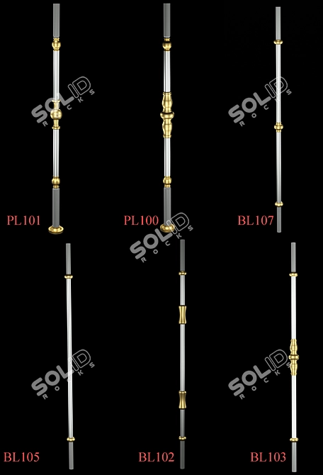 Harmony Rack: Elegant and Functional 3D model image 1