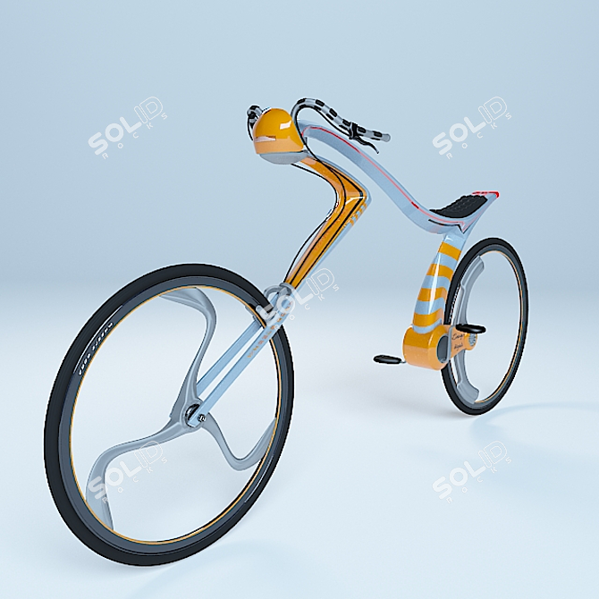 Polygon Concept Bike: 77535 Polygons 3D model image 1