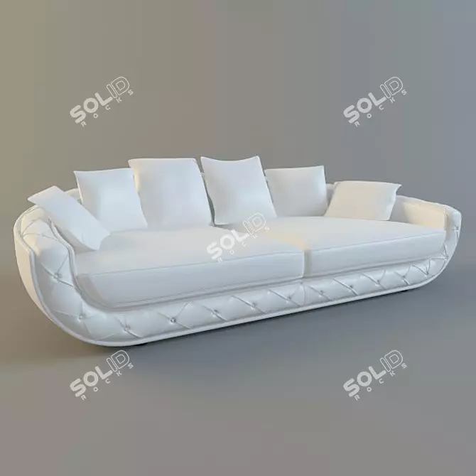 Fitzgerald Luxury Italian Sofa 3D model image 1