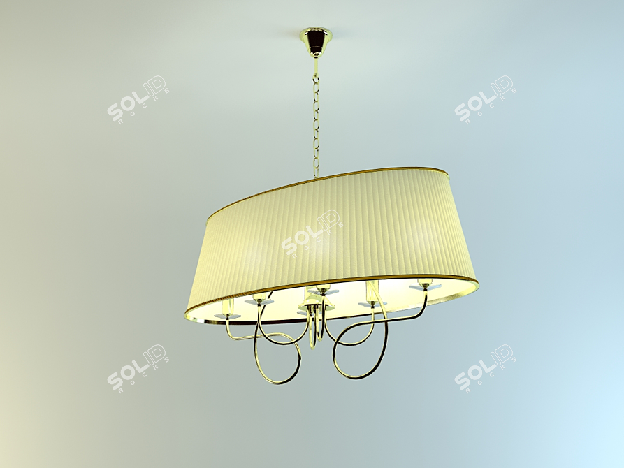 Orion HL 6-1479/6 Chandelier 3D model image 1