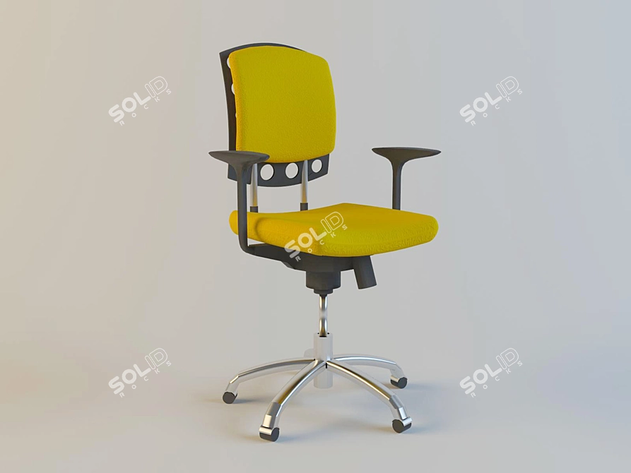 ErgoPro Executive Office Chair 3D model image 1