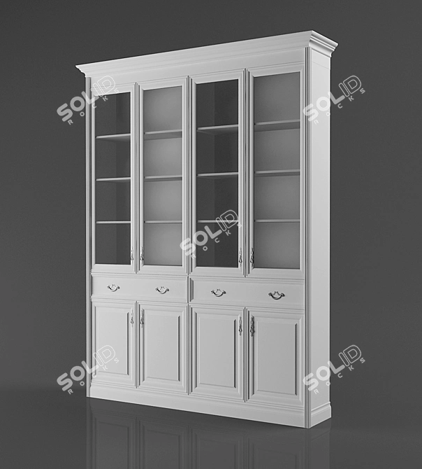 Elegant Storage Solution: Wardrobe 3D model image 1