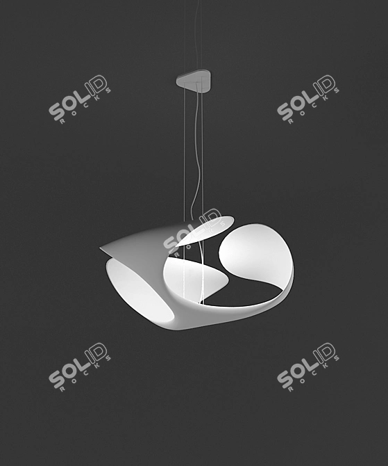 Modern Hanging Lamp 3D model image 1